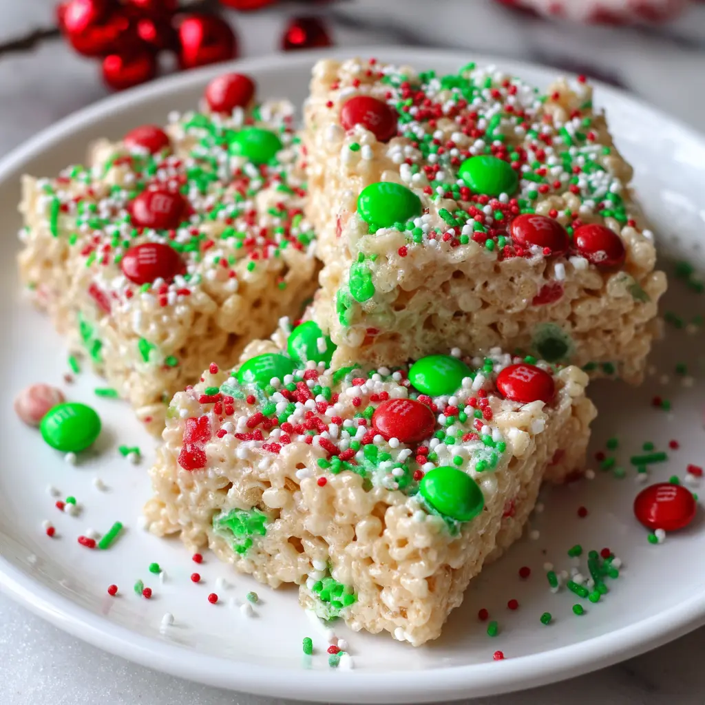 Xmas Rice Festive Christmas Rice Krispie Treats Recipe