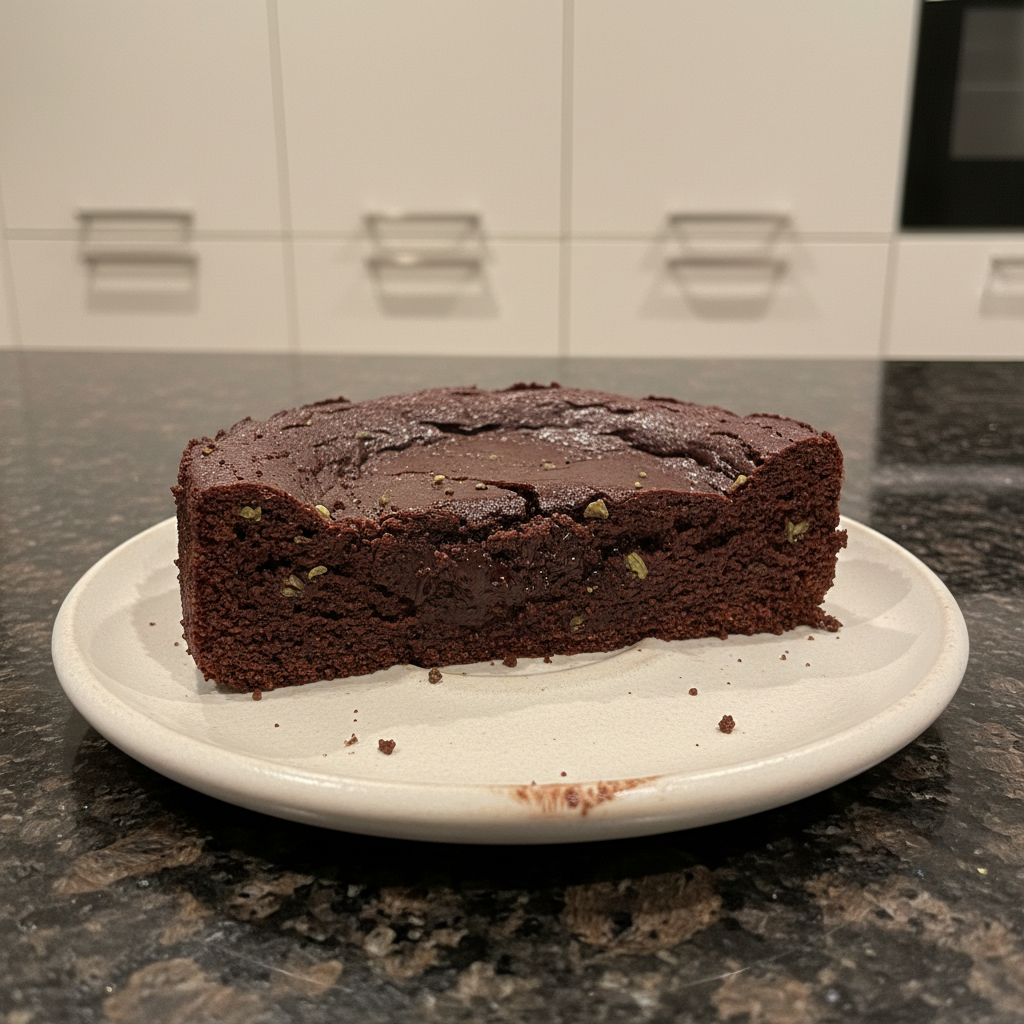 Elegant spiced chocolate and cardamom dessert, perfect for a Valentine's Day treat.