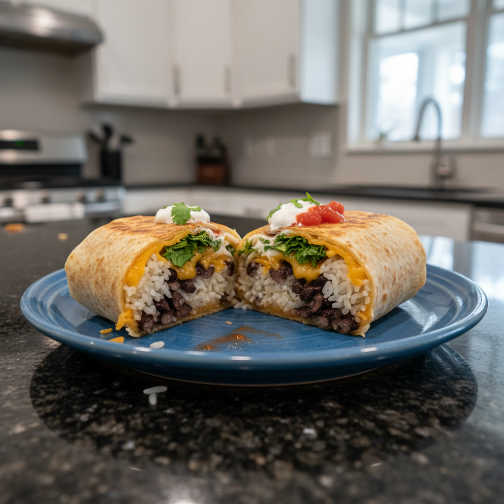 Best Bean and Rice Burrito Recipe (Easy & Flavorful!)