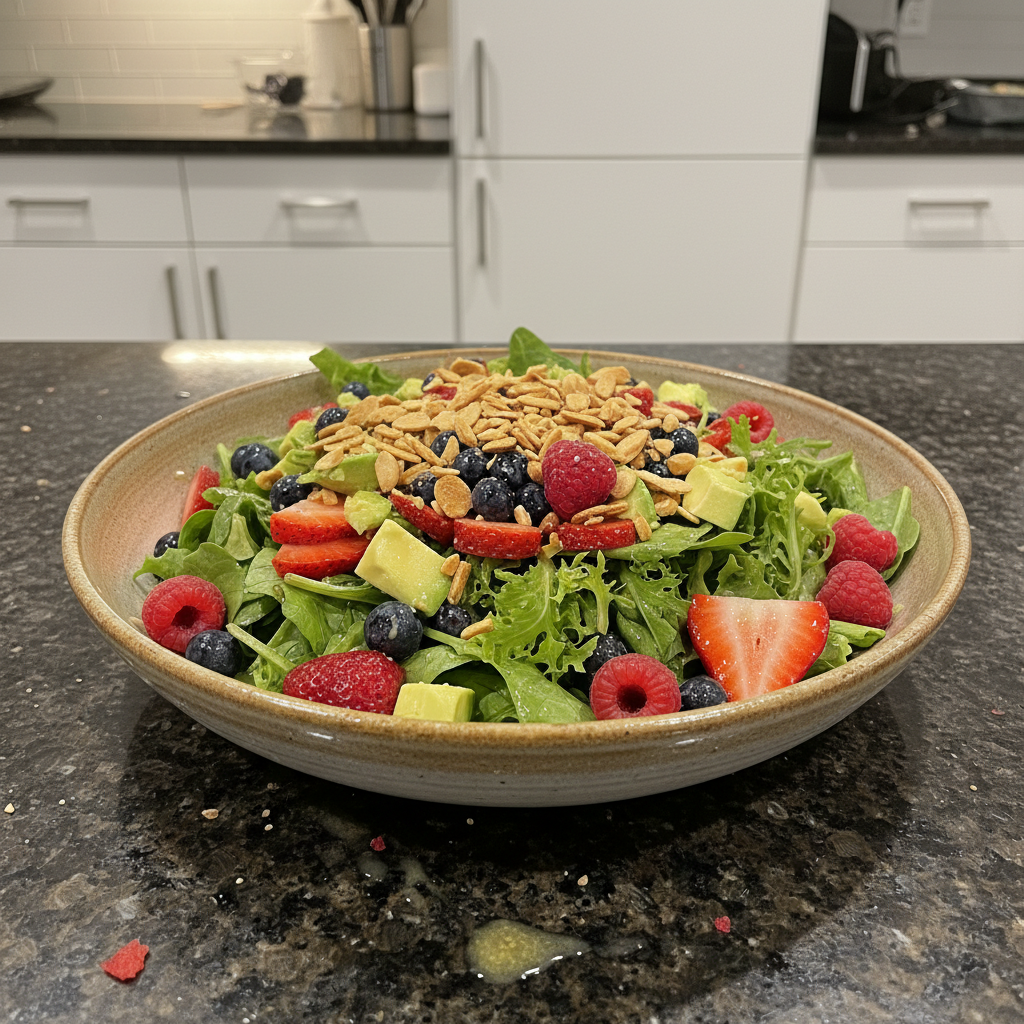Best Berry Salad Recipe with Tangy Herb Dressing